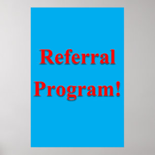 Salon Barbershop Posters Referral Program