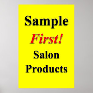 Salon Barbershop Posters Sample Sale Products