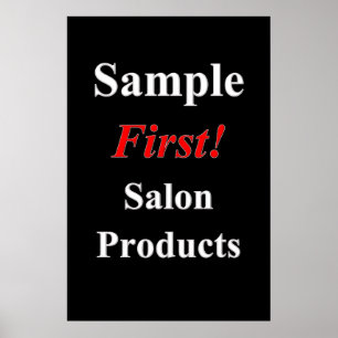 Salon Barbershop Posters Sample Sale Products