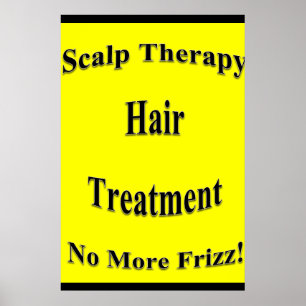 Salon Barbershop Posters Scalp Therapy