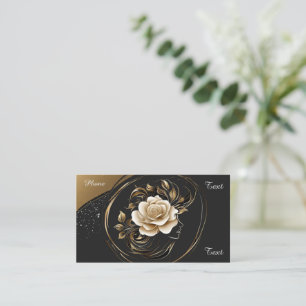 💇 Salon Beauty Spa Elegant Business Contact Card 