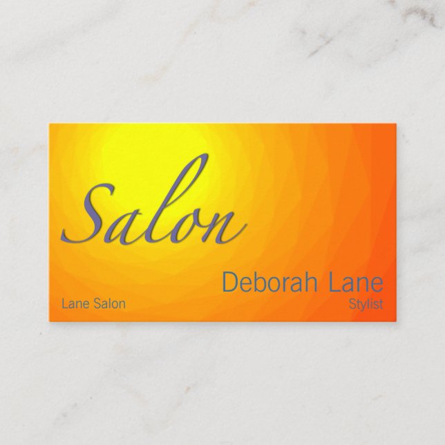 Salon Business Card (Front)