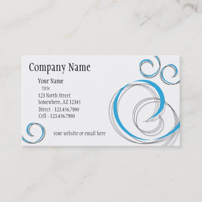 Salon Business Card (Front)