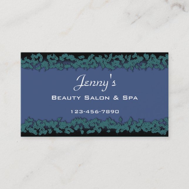 Salon Business Card (Front)