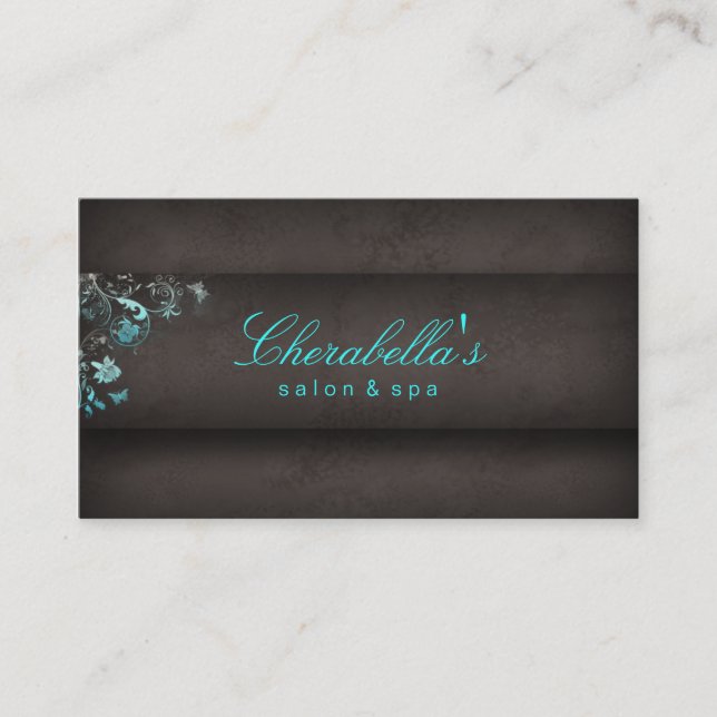 Salon Business Card Spa Butterfly (Front)