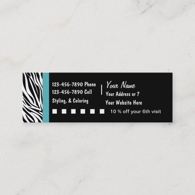 Salon Business Cards (Front)