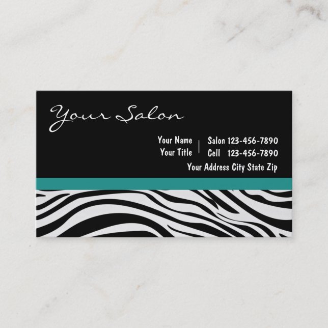Salon Business Cards (Front)