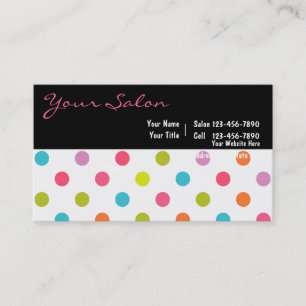 Salon Business Cards Large Format