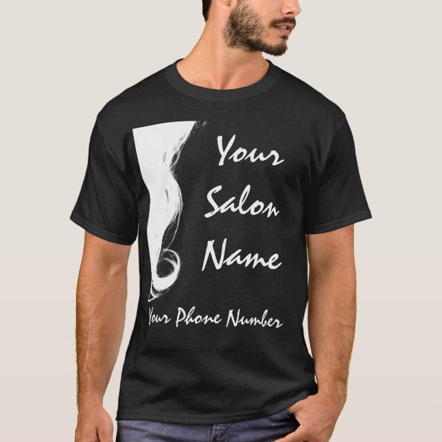 Salon business t-shirt, template T-Shirt (Front)
