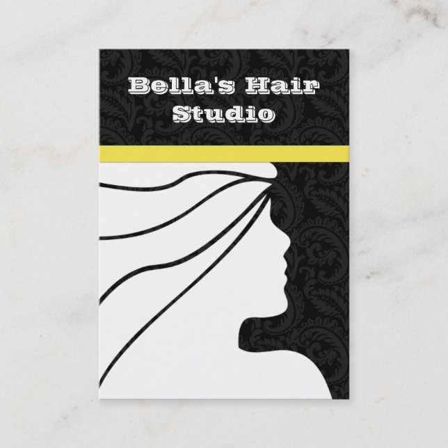 Salon businesscards appointment card (Front)