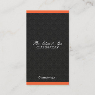 Salon Damask Colour Bar Business Card