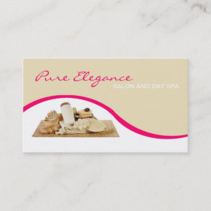 Salon Day Spa Massage Therapist Supp Business Card