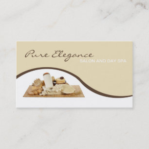 Salon Day Spa Massage Therapist Supp Business Card