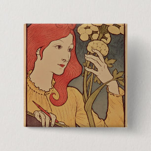 Salon des Cent, 1894 15 Cm Square Badge