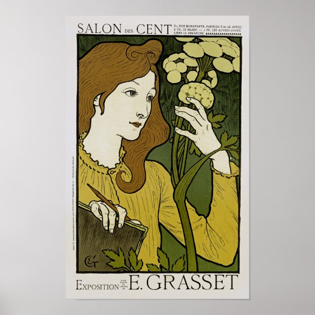 Salon des Cent ~ Exposition de E. Grasset Poster (Front)