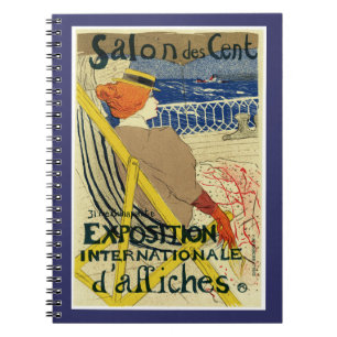 Salon des Cent ~ Exposition Internationale Spiral Notebook