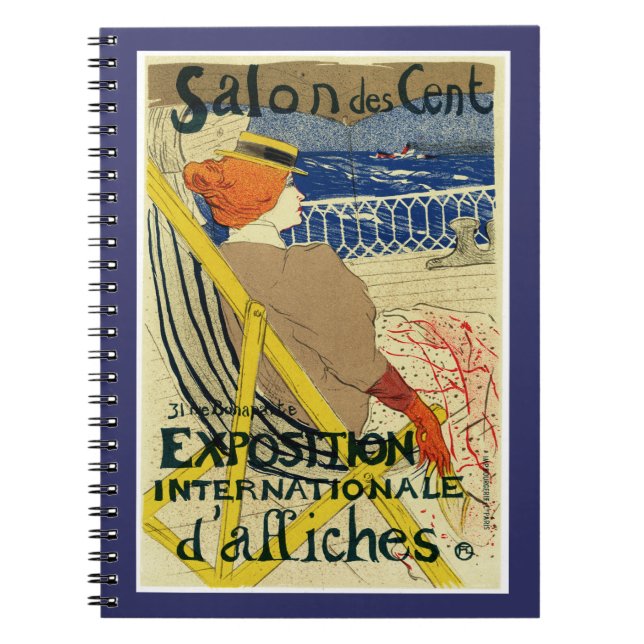 Salon des Cent ~ Exposition Internationale Spiral Notebook (Front)