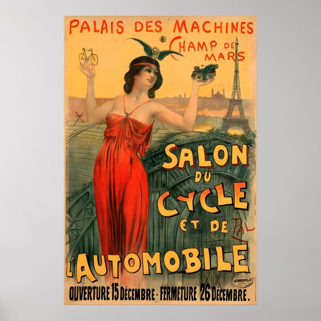 Salon Du Cycle Bicycle Poster (Front)