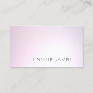 Salon Elegant Design Professional Plain Modern Business Card