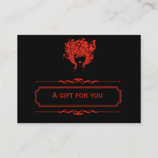 Salon Gift Certificate (Firebrick)