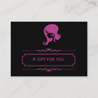 Salon Gift Certificate (Plum)