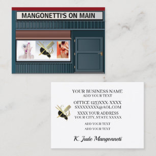 Salon Hair and Nails Business Card