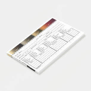 Salon Hair Color Client Record Card Post-it Notes
