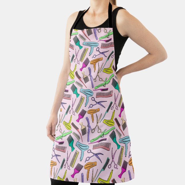 Salon Hair Cutting Barber Apron (Insitu)