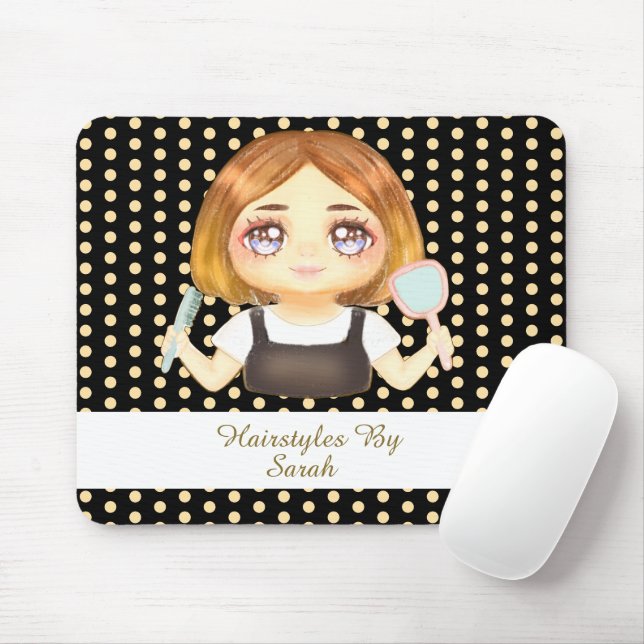  Salon Hairstylist Mouse Pad (With Mouse)