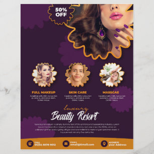SALON LFYER BEST FLYER DESIGN