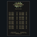 Salon Modern Botanik Schwarz Grün Schwarz Flyer<br><div class="desc">Elegant,  moderne,  Botanik,  Schwarz,  Grün Flyer. Editiere dein Produkt in wenigen Minuten indem Du deinen Namen,  Service und Preise eingibst. Über "weiteres personalisieren" kannst Du die Schriftart,  Farbe und Position individuell wählen.</div>