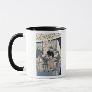 Salon of a house of foreign merchants at mug