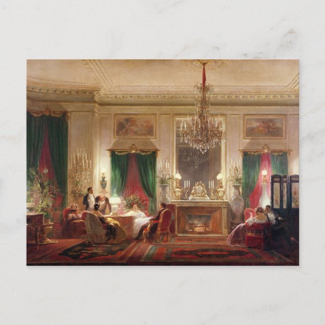 Salon of Princess Mathilde Bonaparte Postcard (Front)