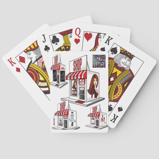 Salon Playing Card Deck (Back)