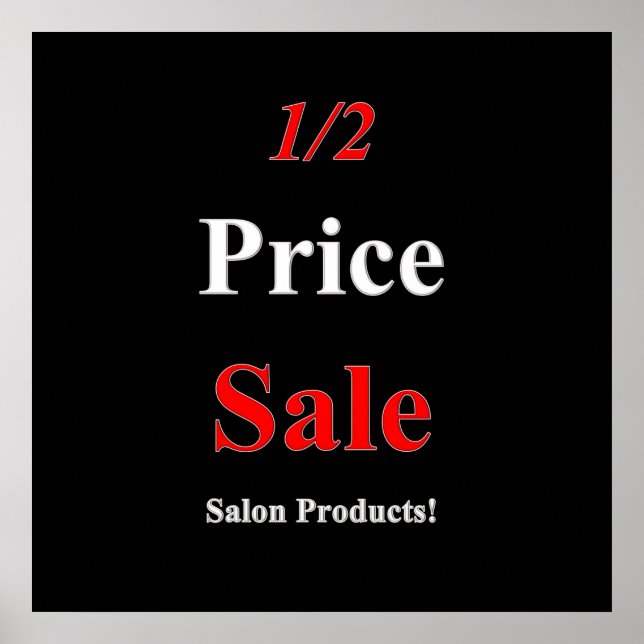 Salon Product Poster Matte (Front)
