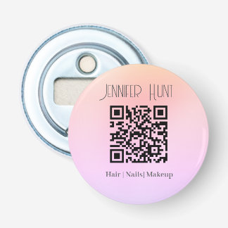 Salon QR code Modern  Bottle Opener