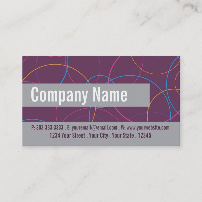 Salon Referral Business Card (Front)