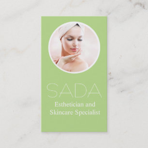 Salon & Spa Aesthetician and Skincare Specialist Business Card