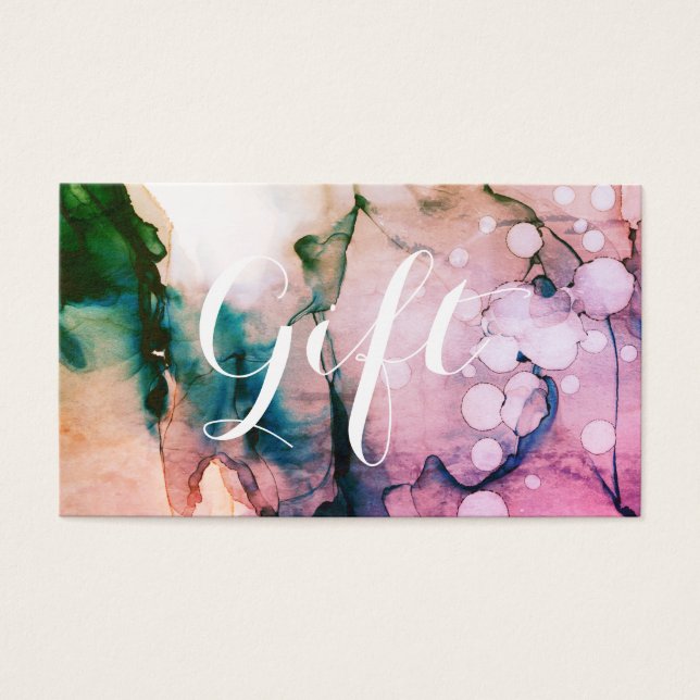 *~* Salon & Spa  Feminine Chic Abstract Artistic (Front)