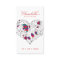 Salon Spa Floral Heart Red Colourful