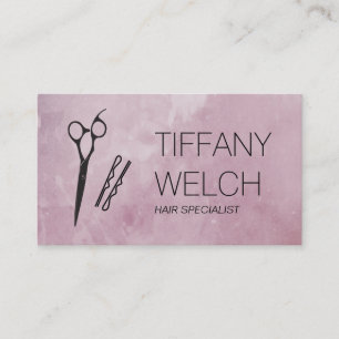 Salon Stylish Grunge Business Card