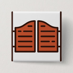 saloon 15 cm square badge