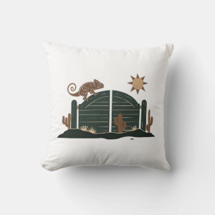 Saloon Doors Chameleon Cushion