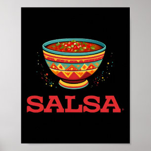 Salsa And Chips Matching Couple Halloween Costume  Poster