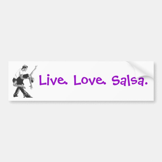 Salsa Bumper Sticker (Front)