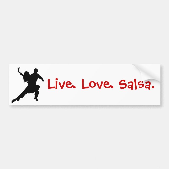 Salsa Bumper Sticker (Front)