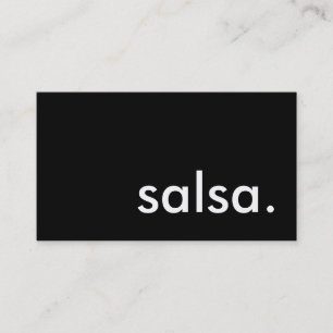 salsa. business card