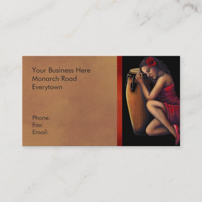 Salsa Caliente Business Card (Front)
