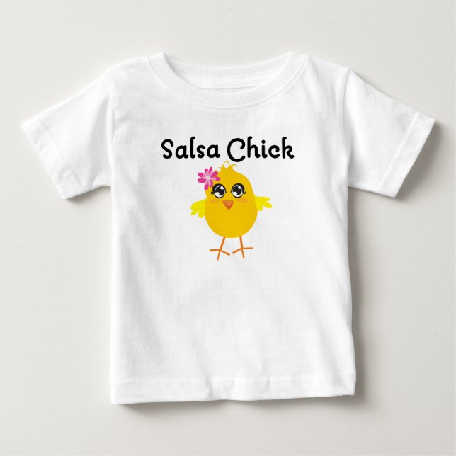 Salsa Chick Baby T-Shirt (Front)