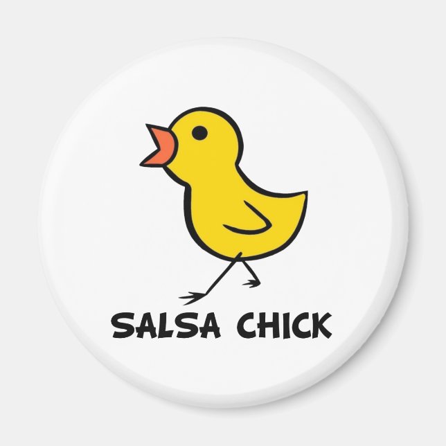 Salsa Chick Magnet (Front)